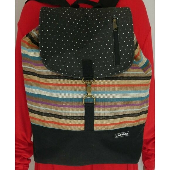 Dakine Bags Ryder 24L Backpack Womens Multicolor Striped Carry All Bag - Picture 1 of 5